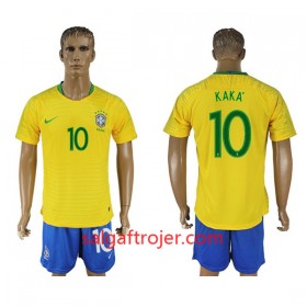 Brasilien Fodboldtrøjer Kaka 10 Hjemmebanesæt VM 2018